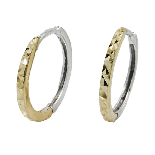 Creole, Gelbgold und Weißgold, 9Kt GOLD