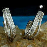 Creole, Klappscharnier, 9Kt Weißgold