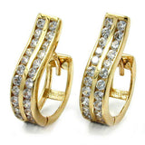 Creole, mit vielen Zirkonias, 9Kt Gold