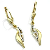 Brisur, bicolor mit Zirkonia, 9Kt GOLD
