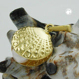 Anhänger, Muschel mit Perle, 8Kt GOLD