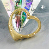 Anhänger, Herz diamantiert, 14Kt GOLD