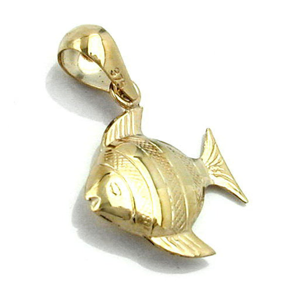 Anhänger, Fisch, 9Kt GOLD