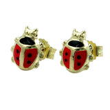 Stecker, Marienkäfer, 9Kt GOLD