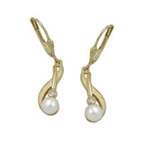 Brisur, Süßwasserzuchtperle, 9Kt GOLD