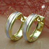 Creole, bicolor rhodiniert, 9Kt GOLD