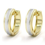 Creole, bicolor rhodiniert, 9Kt GOLD