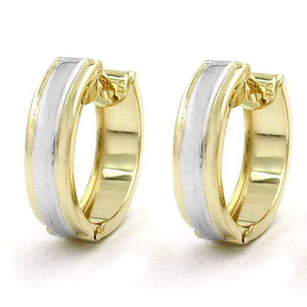 Creole, bicolor rhodiniert, 9Kt GOLD