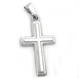 Anhänger, Kreuz, 9Kt Weißgold