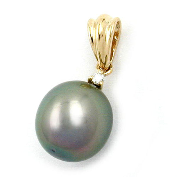 Anhänger, Tahiti-Perle, 14Kt GOLD