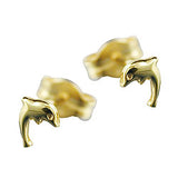 Stecker, kleiner Delfin, 14Kt GOLD