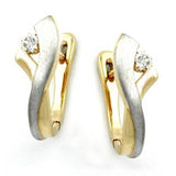 Creole, 15mm, bicolor, 9Kt GOLD