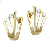 Creole, 14mm, bicolor, 9Kt GOLD