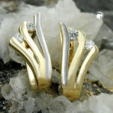 Creole, 14mm, bicolor, 9Kt GOLD