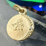 Anhänger Taufanhänger Brillant 9Kt GOLD