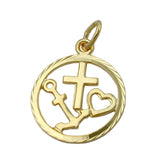 Anhänger Glaube-Liebe-Hoffnung, 9Kt GOLD