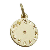 Anhänger, Taufanhänger Uhr, 9Kt GOLD