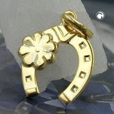 Anhänger, Hufeisen, 9Kt GOLD