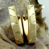 Creole, Klappscharnier, oval, 9Kt GOLD