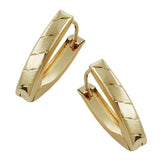 Creole, Klappscharnier, oval, 9Kt GOLD