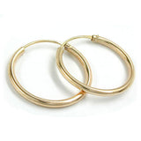 Creole, 14mm, glänzend, 9Kt GOLD
