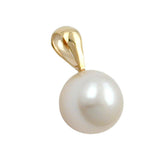 Anhänger ca. 8mm Süßwasserzuchtperle rund 9Kt GOLD