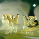 Stecker, Schmetterling, 8Kt GOLD