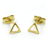 Stecker, Dreieck offen, 8Kt GOLD