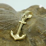 Anhänger, Anker, 9Kt GOLD