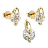 Set, Ohrstecker/Anhänger, 9Kt GOLD