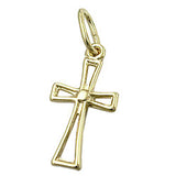 Anhänger, Kreuz durchbrochen, 8Kt GOLD