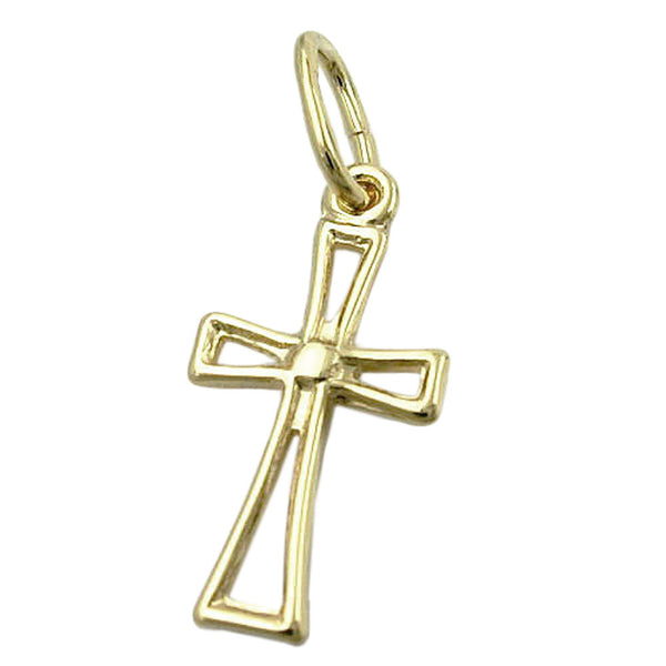 Anhänger, Kreuz durchbrochen, 8Kt GOLD