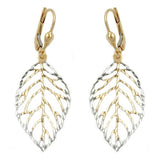 Brisur 45x16mm Blatt durchbrochen 9Kt GOLD