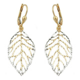 Brisur 45x16mm Blatt durchbrochen 9Kt GOLD