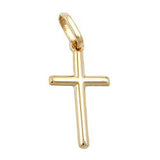Anhänger, Kreuz glänzend, 9Kt GOLD