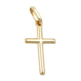 Anhänger, Kreuz glänzend, 9Kt GOLD