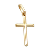 Anhänger, Kreuz glänzend, 9Kt GOLD