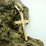 Anhänger, Kreuz bicolor, 9Kt GOLD