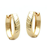 Creole, Klappscharnier, oval, 14Kt GOLD