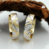 Creole Klappscharnier bicolor 14Kt GOLD