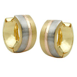 Creole, tricolor matt-glänzend, 9Kt GOLD