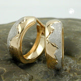 Creole, bicolor, matt-glänzend, 9Kt GOLD