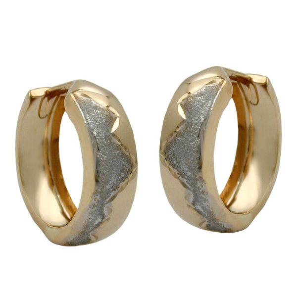 Creole, bicolor, matt-glänzend, 9Kt GOLD