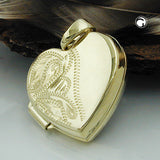 Anhänger, Medaillon Herz, 9Kt GOLD