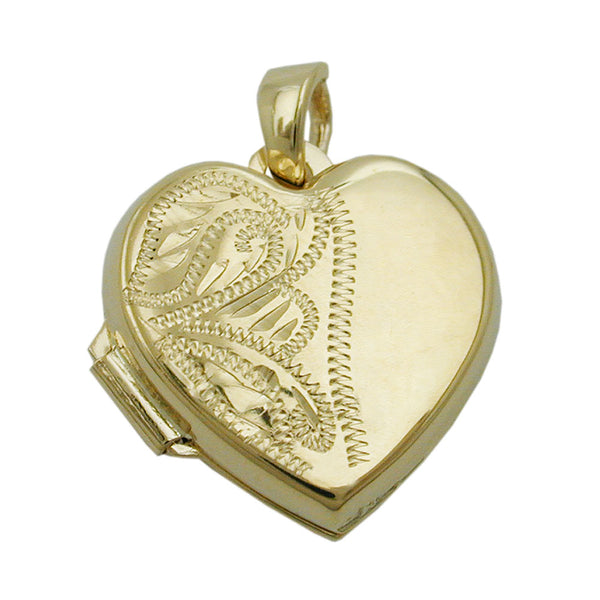 Anhänger, Medaillon Herz, 9Kt GOLD