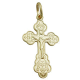 Anhänger, Kreuz mit Jesus, 9Kt GOLD