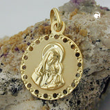 Anhänger, Maria mit Jesuskind, 9Kt GOLD