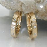 Creole, Brillant-0,03Kt WSI, 14Kt GOLD