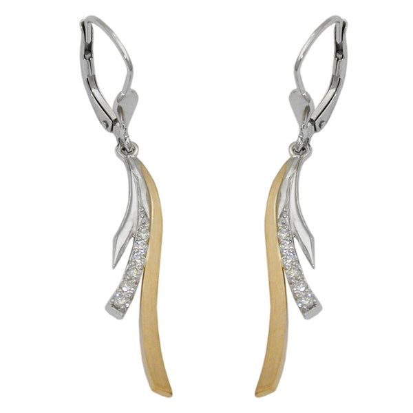 Brisur, Brillant-0,17Kt WSI, 14Kt GOLD