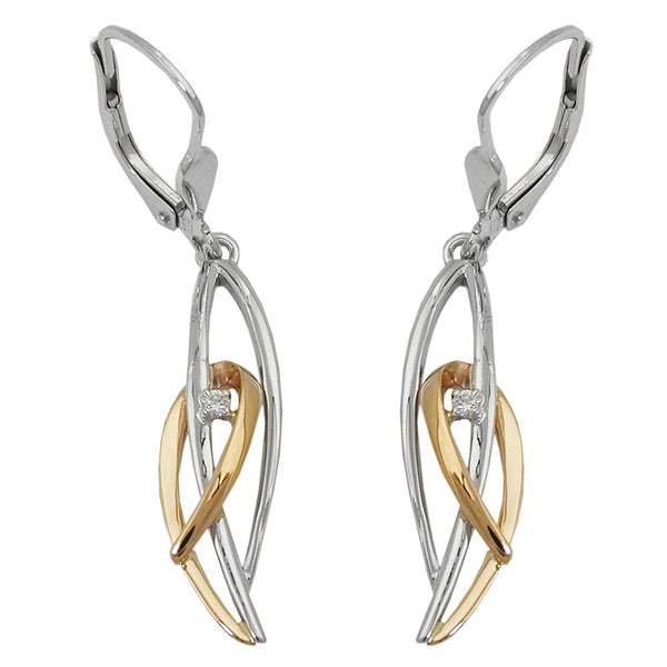 Brisur, Brillant-0,03Kt WSI, 14Kt GOLD